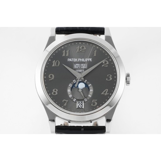 Patek Philippe - Annual Cal. Moonphase Ref.5396 38mm SS/LE Grey/Num PPF A324