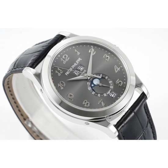 Patek Philippe - Annual Cal. Moonphase Ref.5396 38mm SS/LE Grey/Num PPF A324