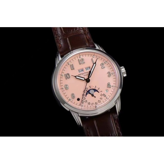 Patek Philippe - Annual Cal. Moonphase Ref.5320G-001 40mm SS/LE Pink/Num GRF A324