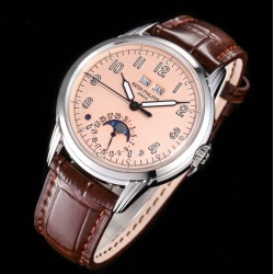 Patek Philippe - Annual Cal. Moonphase Ref.5320G-001 40mm SS/LE Pink/Num KRF A324