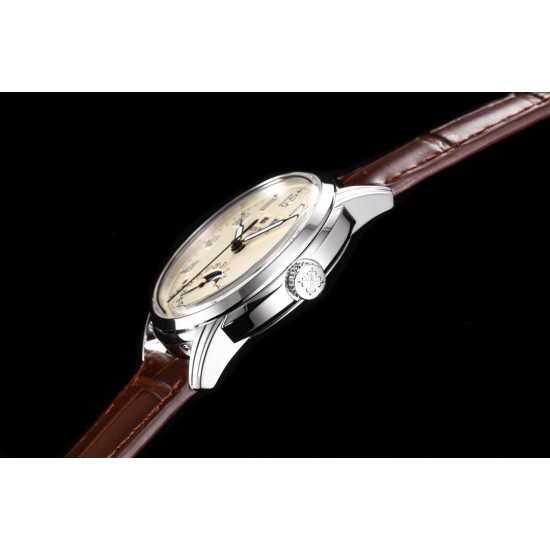 Patek Philippe - Annual Cal. Moonphase Ref.5320G-001 40mm SS/LE Cream/Num KRF A324