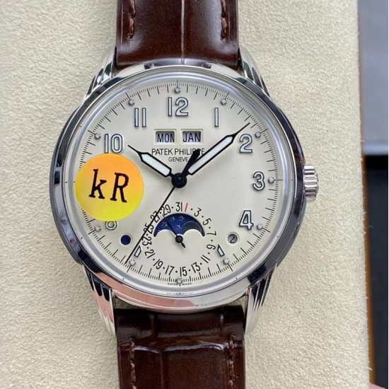 Patek Philippe - Annual Cal. Moonphase Ref.5320G-001 40mm SS/LE White/Num KRF A324