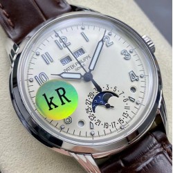 Patek Philippe - Annual Cal. Moonphase Ref.5320G-001 40mm SS/LE White/Num KRF A324