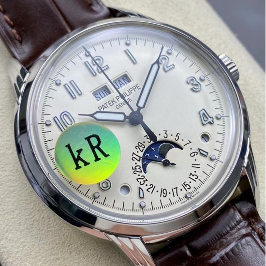 Patek Philippe - Annual Cal. Moonphase Ref.5320G-001 40mm SS/LE White/Num KRF A324