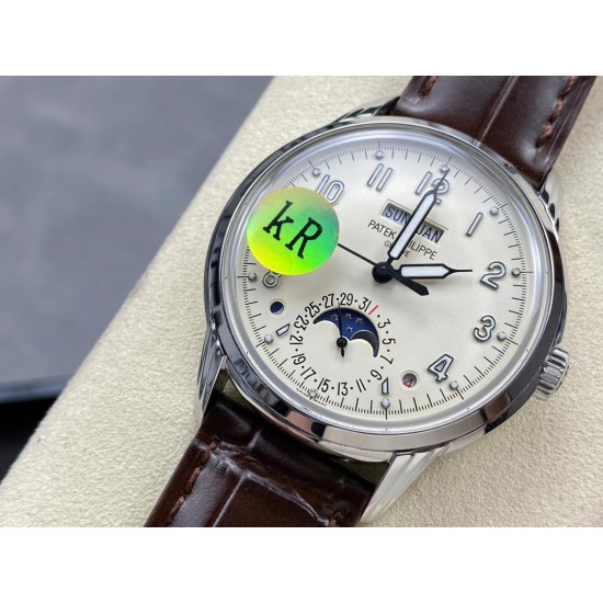 Patek Philippe - Annual Cal. Moonphase Ref.5320G-001 40mm SS/LE White/Num KRF A324