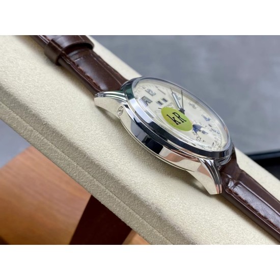 Patek Philippe - Annual Cal. Moonphase Ref.5320G-001 40mm SS/LE White/Num KRF A324