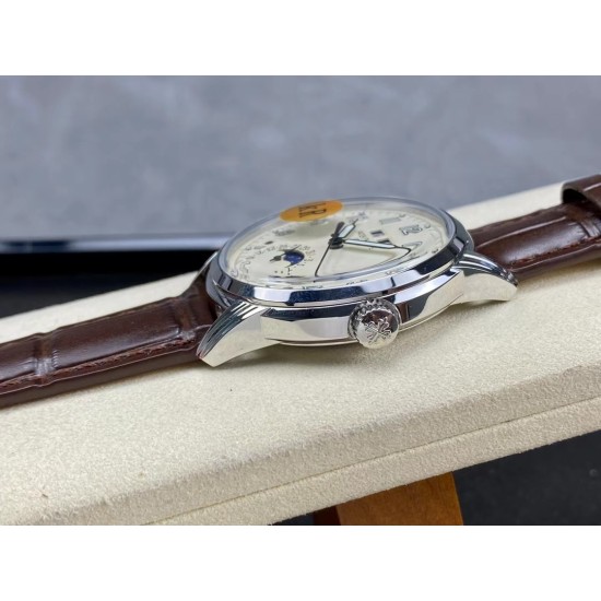 Patek Philippe - Annual Cal. Moonphase Ref.5320G-001 40mm SS/LE White/Num KRF A324