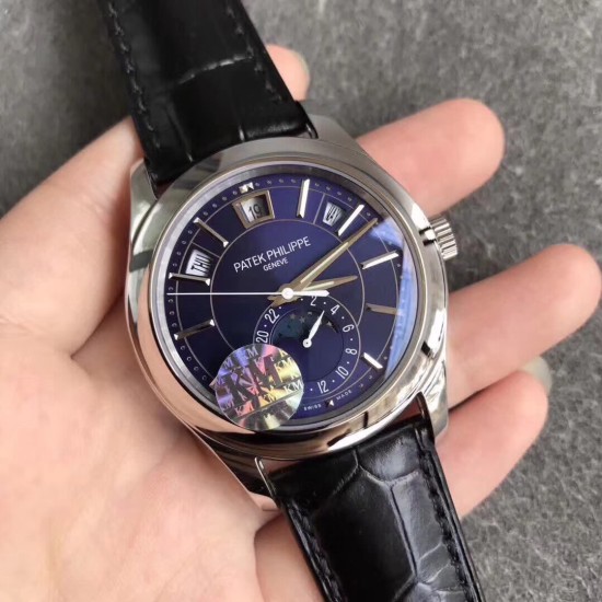 Patek Philippe - Annual Cal Moonphase Ref.5205 40mm SS/LE Blue KMF V2 MY9015