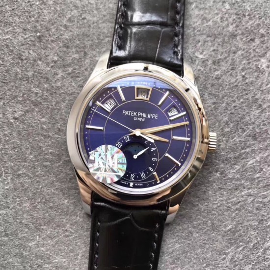 Patek Philippe - Annual Cal Moonphase Ref.5205 40mm SS/LE Blue KMF V2 MY9015