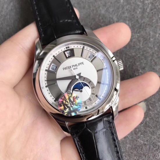 Patek Philippe - Annual Cal Moonphase Ref.5205 40mm SS/LE Grey/White KMF V2 MY9015