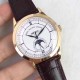 Patek Philippe - Annual Calendar Moonphase 5396 38.5mm YG/LE White Dial KMF A324