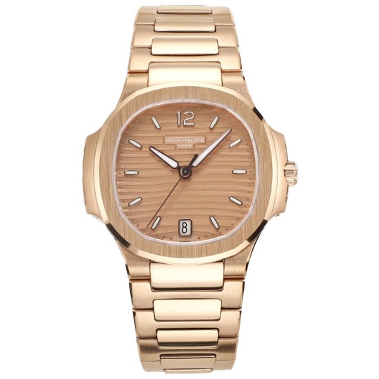 Patek Philippe - Nautilus 7118 35mm RG/RG Rose Gold Dial MSF A324