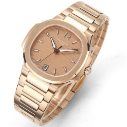 Patek Philippe - Nautilus 7118 35mm RG/RG Rose Gold Dial MSF A324