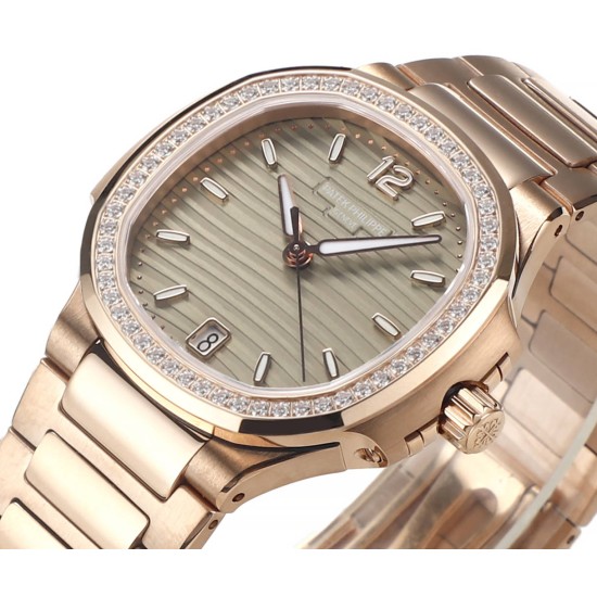 Patek Philippe - Nautilus 7118 35mm Dia RG/RG Grey Dial MSF A324