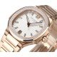 Patek Philippe - Nautilus 7118 35mm Dia RG/RG White Dial MSF A324