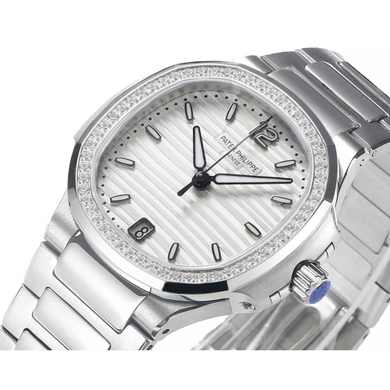 Patek Philippe - Nautilus 7118 35mm Dia SS/SS White Dial MSF A324