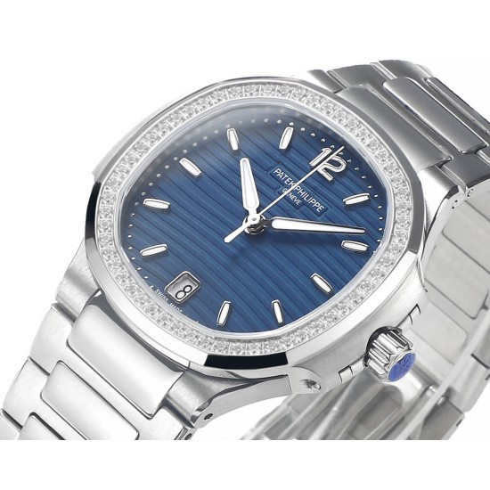 Patek Philippe - Nautilus 7118 35mm Dia SS/SS Blue Dial MSF A324