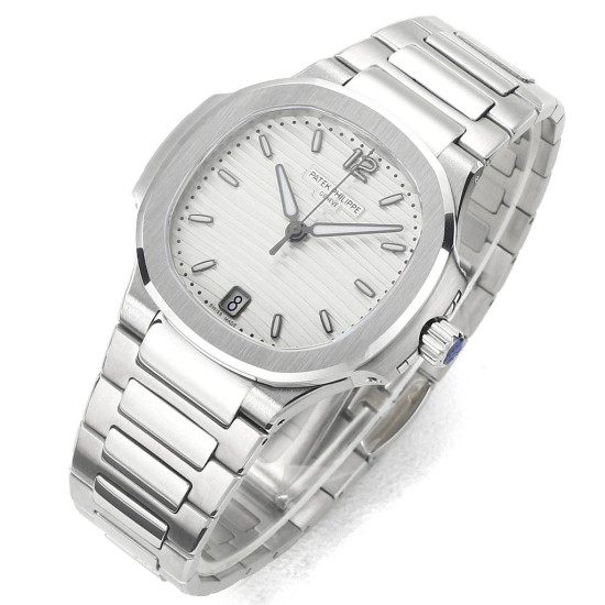 Patek Philippe - Nautilus 7118 35mm SS/SS White Dial MSF A324