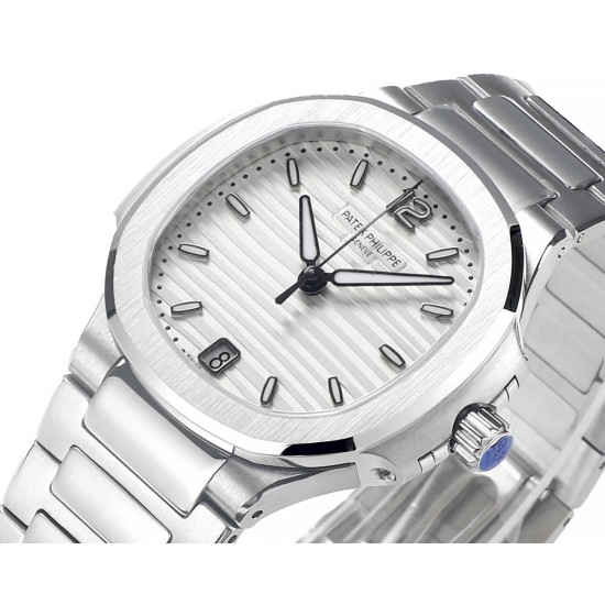 Patek Philippe - Nautilus 7118 35mm SS/SS White Dial MSF A324