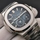 Patek Philippe - Nautilus 40mm 5712 SS/SS Blue/Stk PPF A240 1:1 Super Clone