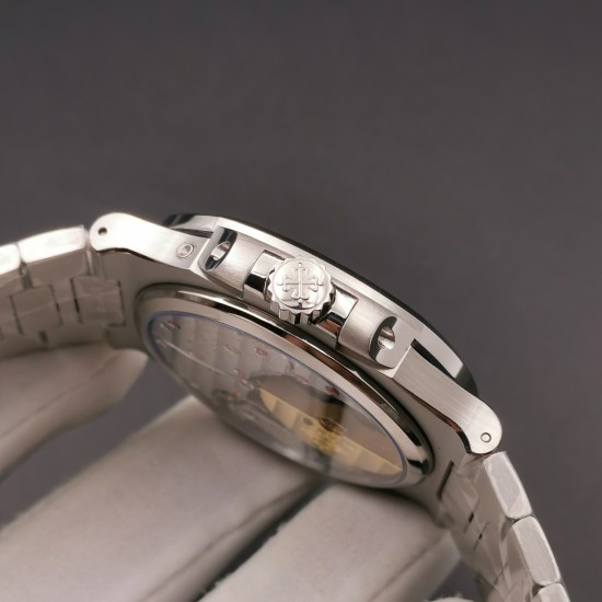 Patek Philippe - Nautilus 40mm 5712 SS/SS Blue/Stk PPF A240 1:1 Super Clone