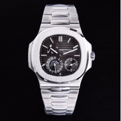 Patek Philippe - Nautilus 40mm 5712 SS/SS Black/Stk GRF A240