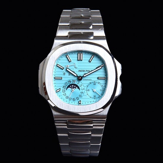 Patek Philippe - Nautilus 40mm 5712 SS/SS Ice Blue/Stk GRF A240