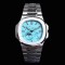 Patek Philippe - Nautilus 40mm 5712 SS/SS Ice Blue/Stk GRF A240