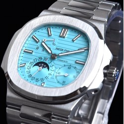 Patek Philippe - Nautilus 40mm 5712 SS/SS Ice Blue/Stk GRF A240