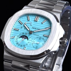 Patek Philippe - Nautilus 40mm 5712 SS/SS Ice Blue/Stk GRF A240