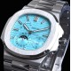 Patek Philippe - Nautilus 40mm 5712 SS/SS Ice Blue/Stk GRF A240