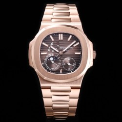 Patek Philippe - Nautilus 40mm 5712 RG/RG Brown/Stk 3KF A240