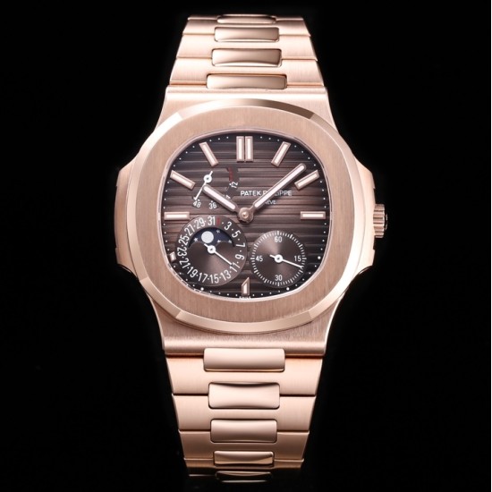 Patek Philippe - Nautilus 40mm 5712 RG/RG Brown/Stk 3KF A240
