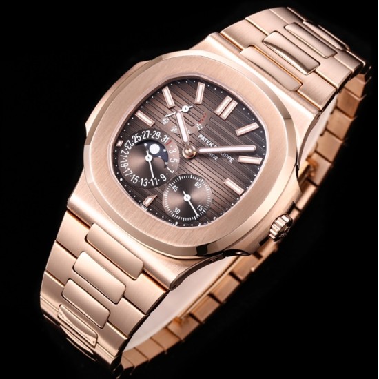 Patek Philippe - Nautilus 40mm 5712 RG/RG Brown/Stk 3KF A240