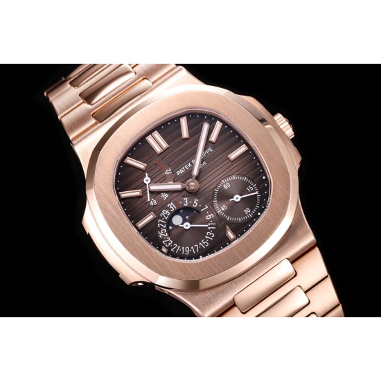 Patek Philippe - Nautilus 40mm 5712 RG/RG Brown/Stk 3KF A240