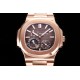 Patek Philippe - Nautilus 40mm 5712 RG/RG Brown/Stk 3KF A240