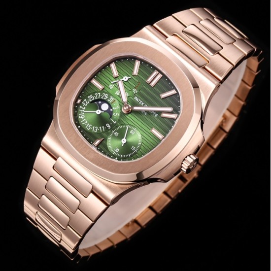 Patek Philippe - Nautilus 40mm 5712 RG/RG Green/Stk 3KF A240