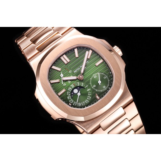 Patek Philippe - Nautilus 40mm 5712 RG/RG Green/Stk 3KF A240