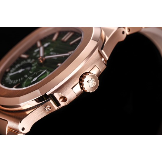 Patek Philippe - Nautilus 40mm 5712 RG/RG Green/Stk 3KF A240