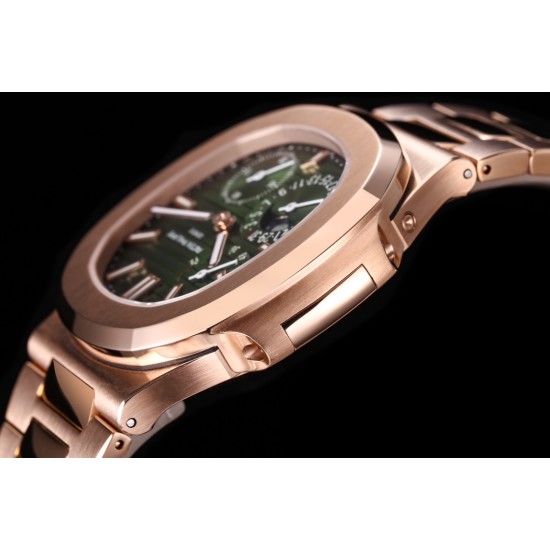 Patek Philippe - Nautilus 40mm 5712 RG/RG Green/Stk 3KF A240