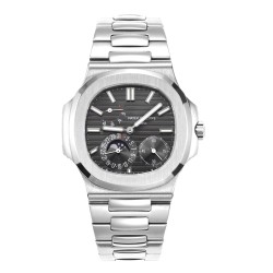 Patek Philippe - Nautilus 40mm 5712 SS/SS Black/Stk GRF A240