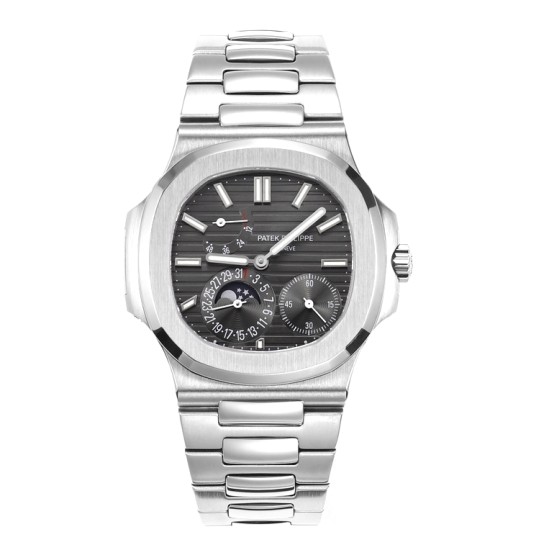 Patek Philippe - Nautilus 40mm 5712 SS/SS Black/Stk GRF A240