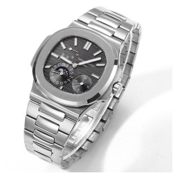 Patek Philippe - Nautilus 40mm 5712 SS/SS Black/Stk GRF A240