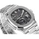 Patek Philippe - Nautilus 40mm 5712 SS/SS Black/Stk GRF A240