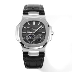 Patek Philippe - Nautilus 40mm 5712 SS/LE Black/Stk GRF A240