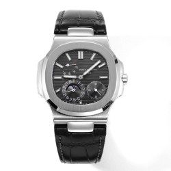 Patek Philippe - Nautilus 40mm 5712 SS/LE Black/Stk GRF A240