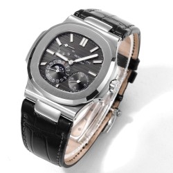 Patek Philippe - Nautilus 40mm 5712 SS/LE Black/Stk GRF A240