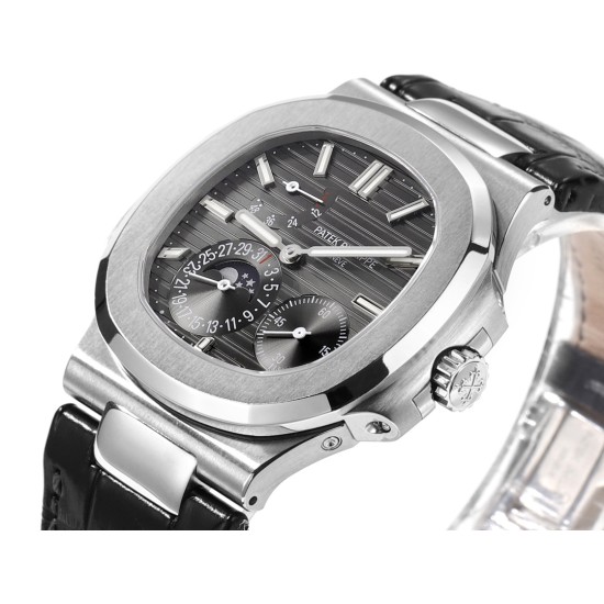 Patek Philippe - Nautilus 40mm 5712 SS/LE Black/Stk GRF A240