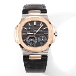 Patek Philippe - Nautilus 40mm 5712 SS/LE Black/Stk GRF A240