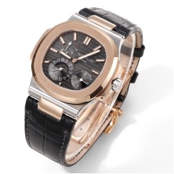 Patek Philippe - Nautilus 40mm 5712 SS/LE Black/Stk GRF A240